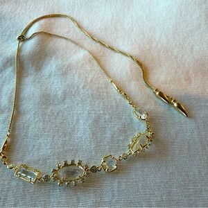 Kendra Scott June Gold Rock Crystal Necklace